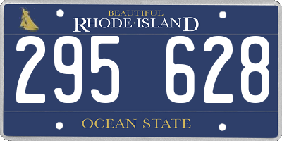 RI license plate 295628