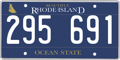 RI license plate 295691