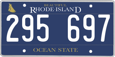 RI license plate 295697