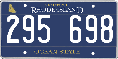 RI license plate 295698