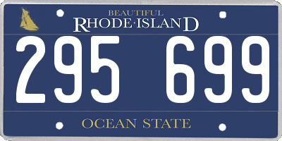 RI license plate 295699