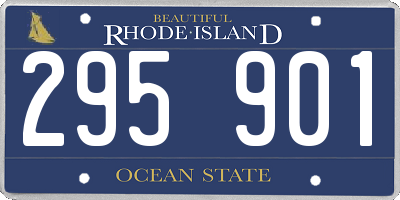 RI license plate 295901