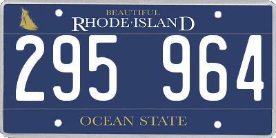 RI license plate 295964