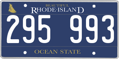 RI license plate 295993