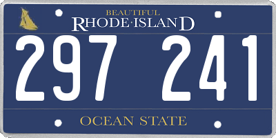 RI license plate 297241