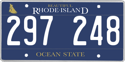 RI license plate 297248