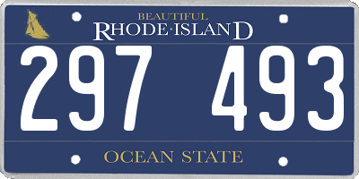 RI license plate 297493