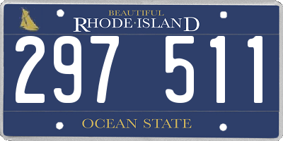 RI license plate 297511