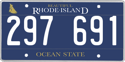 RI license plate 297691