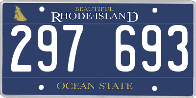 RI license plate 297693