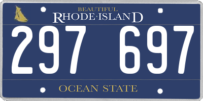 RI license plate 297697