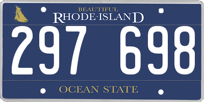 RI license plate 297698