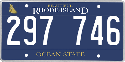 RI license plate 297746