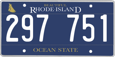RI license plate 297751