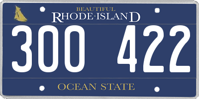 RI license plate 300422