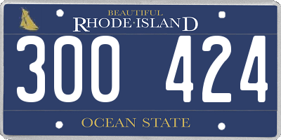 RI license plate 300424