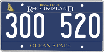 RI license plate 300520