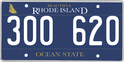 RI license plate 300620