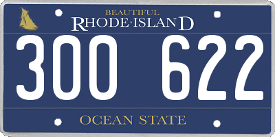 RI license plate 300622