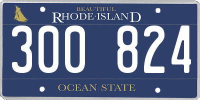 RI license plate 300824