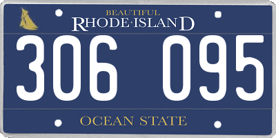 RI license plate 306095
