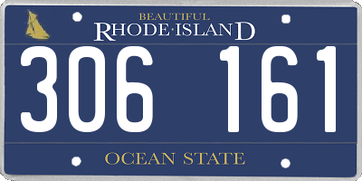 RI license plate 306161