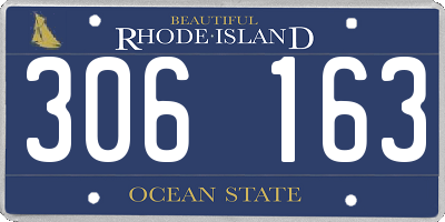RI license plate 306163