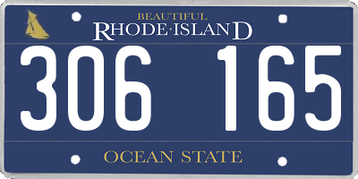 RI license plate 306165