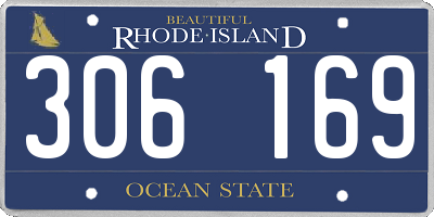 RI license plate 306169