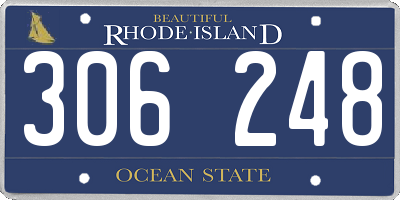 RI license plate 306248