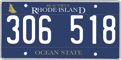 RI license plate 306518