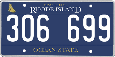 RI license plate 306699