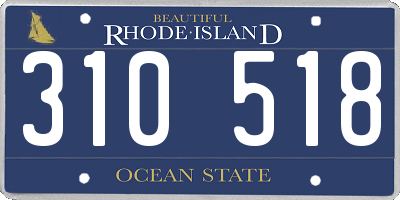 RI license plate 310518