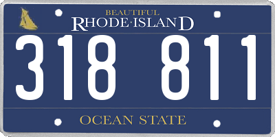 RI license plate 318811