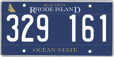 RI license plate 329161