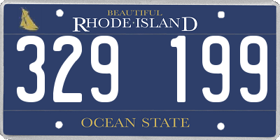 RI license plate 329199
