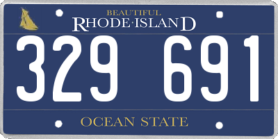 RI license plate 329691
