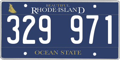 RI license plate 329971