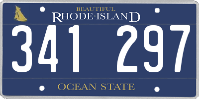 RI license plate 341297