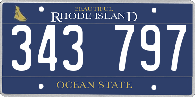 RI license plate 343797