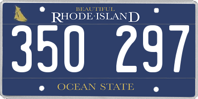 RI license plate 350297