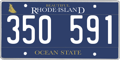 RI license plate 350591