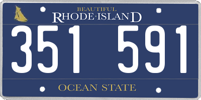 RI license plate 351591
