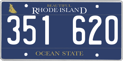 RI license plate 351620