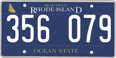RI license plate 356079