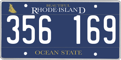 RI license plate 356169