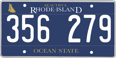 RI license plate 356279