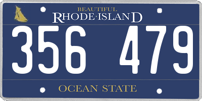 RI license plate 356479