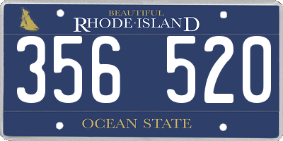 RI license plate 356520