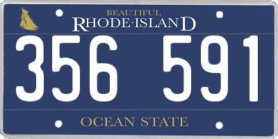 RI license plate 356591